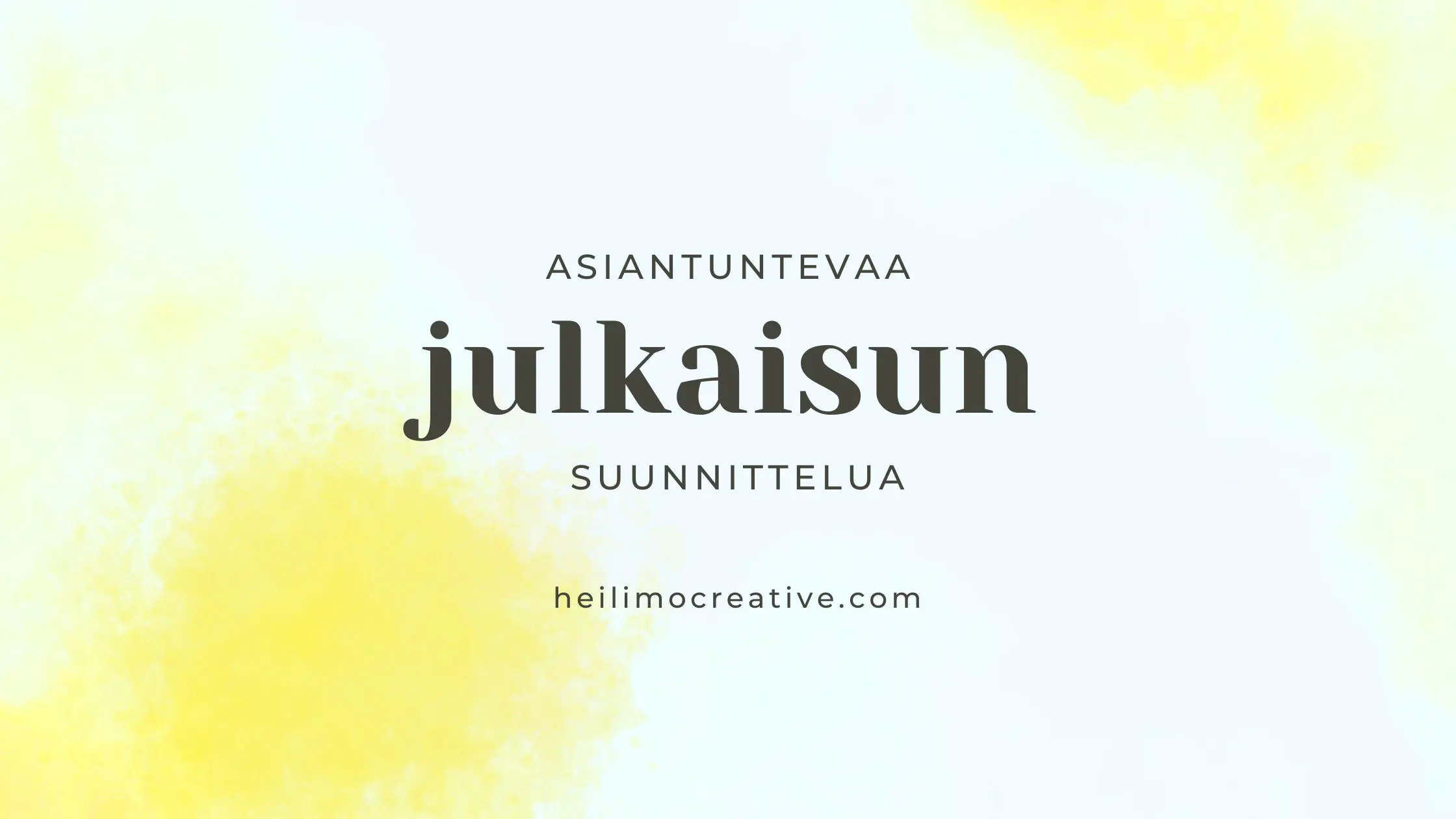 Julkaisun konseptisuunnittelu on kohderyhmät tavoittavaa brändityötä