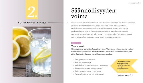 2. Vedenjuonti Voimaannus opas
