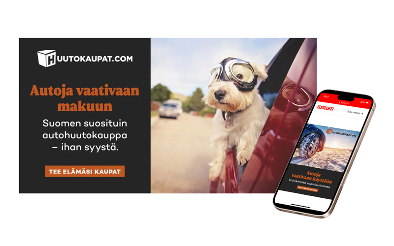 Huutokaupatcom kampanjan sisällöt