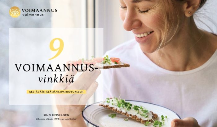 Voimaannus opas kansi Voimaannus opas kansi